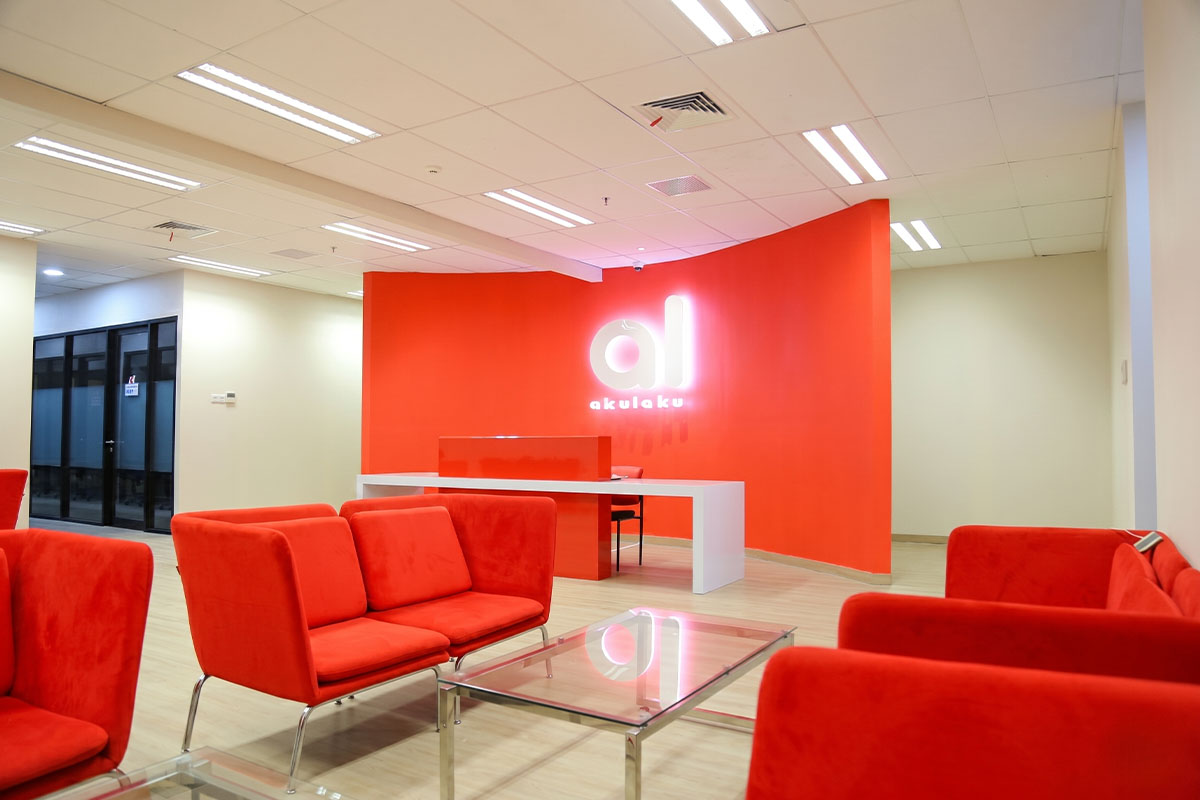 Akulaku — office interior, Sahid Sudirman Centre Jakarta