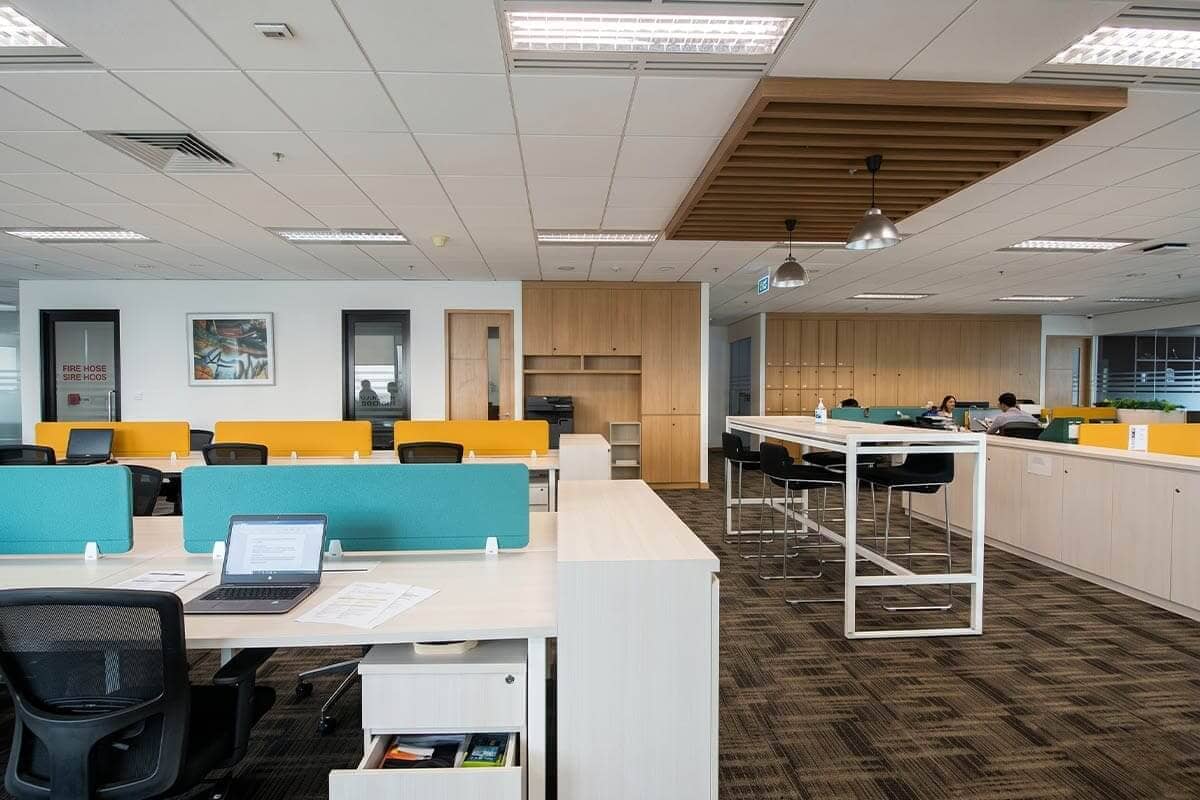 Essar — open plan workspace